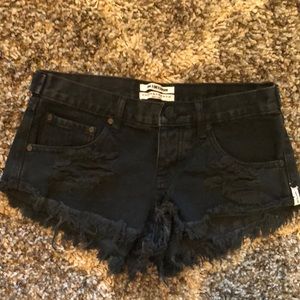 One Teaspoon Size 24 Denim Shorts